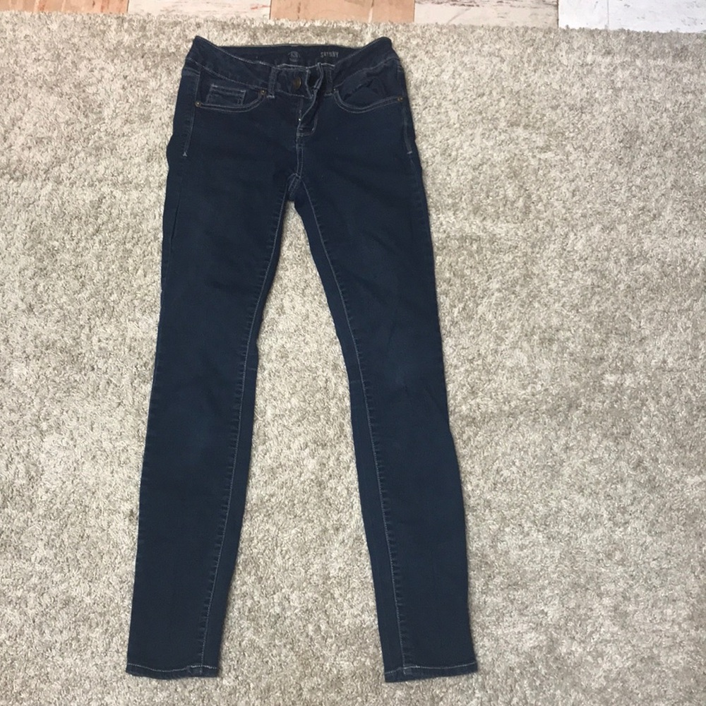 Dark blue skinny jeans